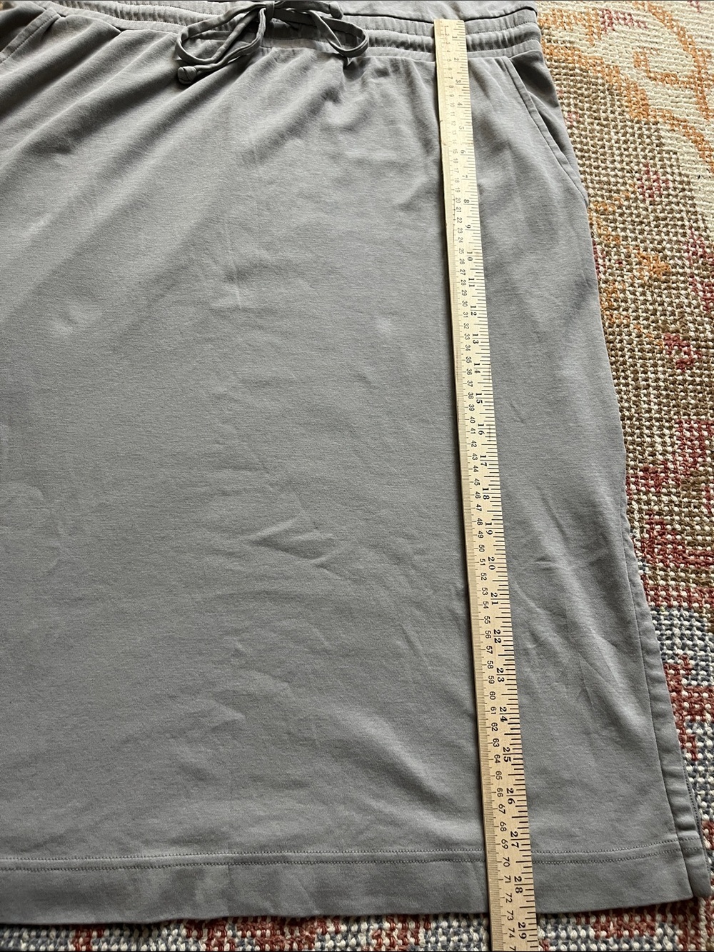 NWOT Haven Well Within  Cotton Interlock Dress Grey Size XL - Picture 4 of 10